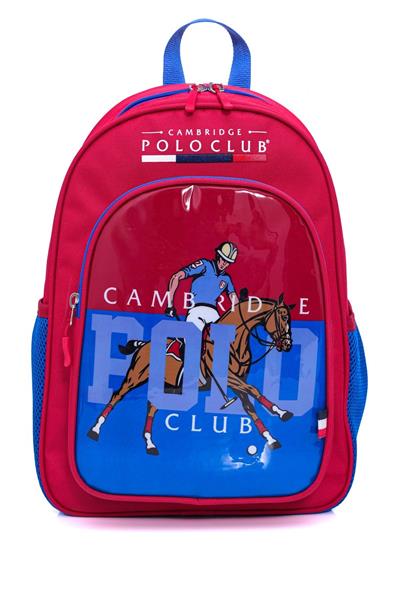 Cambridge Polo Club Riders Edition 3lü Erkek İlkokul Çanta Seti - Saks Mavi - PLCAN2114