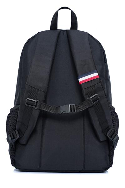 Cambridge Polo Club Siyah Dört Bölmeli Erkek/Erkek Çocuk Okul, Günlük ve Seyahat Sırt Çantası - PLCAN2154-001