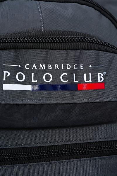 Cambridge Polo Club Siyah Gri Okul ve Günlük Sırt Çantası