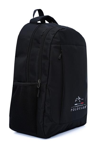 Cambridge Polo Club Siyah Günlük Okul ve Seyahat Sırt Çantası - Erkek/Erkek Çocuk - PLCAN2172-001
