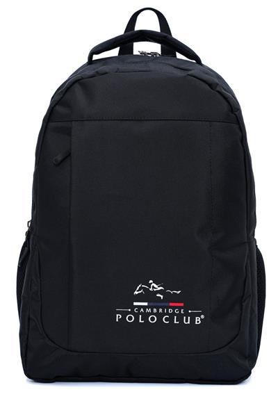 Cambridge Polo Club Siyah Günlük Okul ve Seyahat Sırt Çantası - Erkek/Erkek Çocuk - PLCAN2172-001