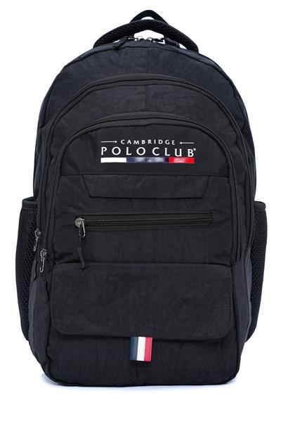 Cambridge Polo Club Siyah Okul ve Günlük Sırt Çantası