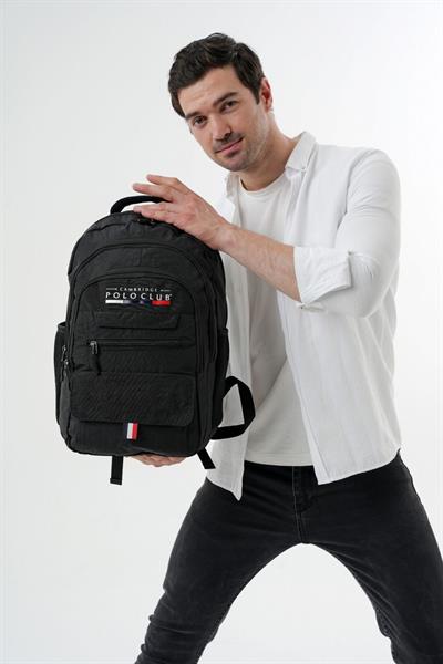 Cambridge Polo Club Siyah Okul ve Günlük Sırt Çantası