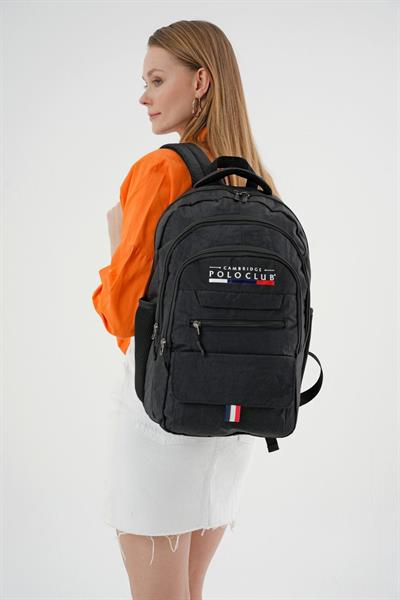 Cambridge Polo Club Siyah Okul ve Günlük Sırt Çantası