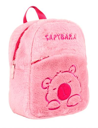 Capybara 5251 Pembe Peluş Anaokulu ve Günlük Sırt Çantası - Kız Çocuk