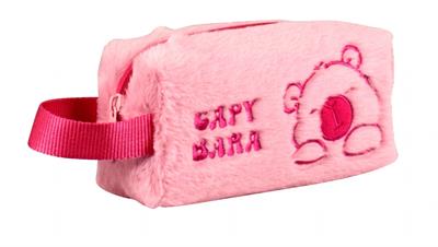 Capybara 5252 Pembe Saplı Peluş Kalemlik - Kalem Kutusu - Kız Çocuk