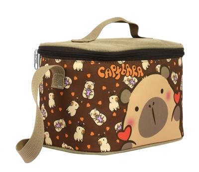 Capybara Erkek Çocuk Isı Yalıtımlı Beslenme Çantası - Kahverengi - 5210