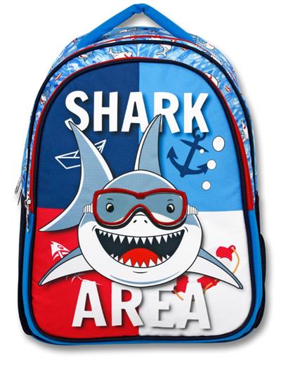 Cennec  Lacivert Mavi Köpekbalığı İlkokul Okul Sırt Çantası