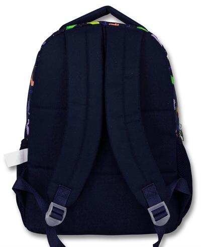 Cennec 5009 (Sevimli Dinazor - Mavi Kırmızı - Erkek Çocuk) Okul Çantası - 3D