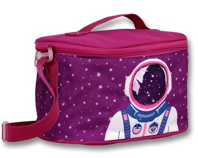 Cennec Bordo Mavi Astronot İlkokul Sırt Çantası ve Beslenme Seti - Erkek Çocuk