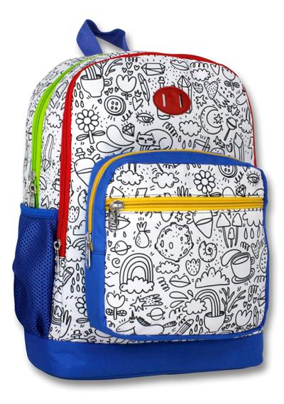 Cennec Boyanabilir İlkokul Okul Sırt Çantası - Kız ve Erkek Çocuk