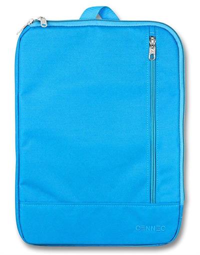 Cennec Dikey Mavi Evrak ve Laptop/Notebook Çantası - 15,6 inç Uyumlu - Erkek