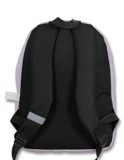 Cennec İki Gözlü Lila Su Geçirmez Kumaş Okul Günlük Seyahat Sırt Çantası - Çocuk Genç Yetişkin