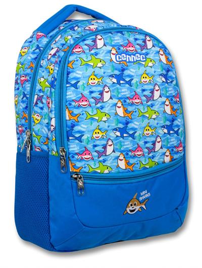Cennec Mavi Balıklar Üç Gözlü  İlk Okul Sırt Çantası