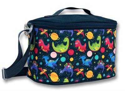 Cennec Siyah Dinazorlar İlkokul Sırt Çantası ve Beslenme Seti - Erkek Çocuk