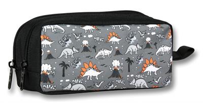 Cennec Siyah Gri Dinazor İlkokul Sırt Çantası Seti - Erkek