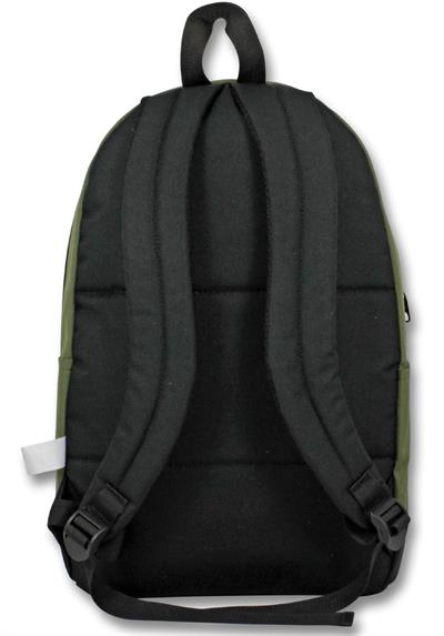 Cennec Üç Bölmeli Okul Günlük ve Seyahat Sırt Çantası - Yeşil