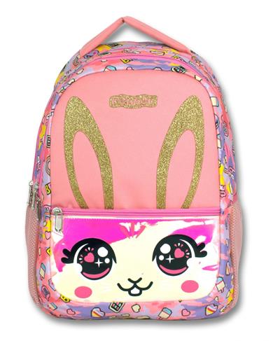 Cennec Üç Bölmeli Simli ve Aynalı İlkokul Çantası - Kız Çocuk - Kedi