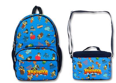 Cennec Zatonya Baskılı İlkokul Çanta ve Beslenme Seti - Erkek Çocuk