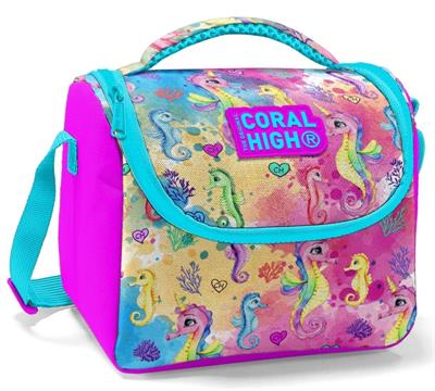Coral High  Pembe Denizatı Okul Beslenme Çantası - Thermo Yalıtımlı