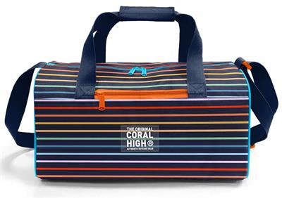 Coral High 27548 Erkek Çocuk Spor ve Seyahat Çantası - Çok Renkli Çizgi Desenli