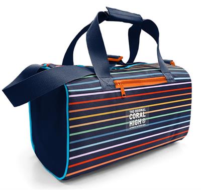Coral High 27548 Erkek Çocuk Spor ve Seyahat Çantası - Çok Renkli Çizgi Desenli