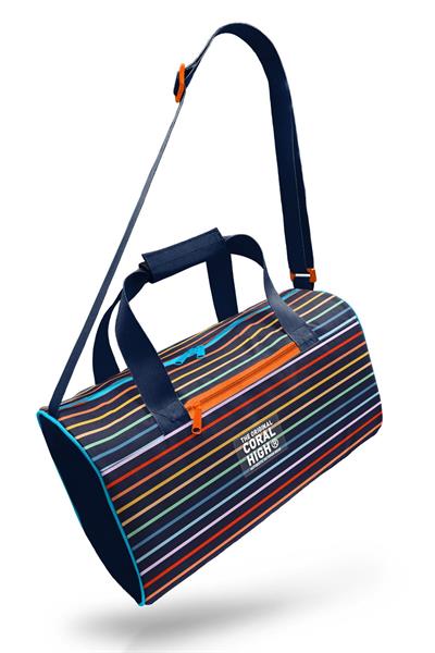Coral High 27548 Erkek Çocuk Spor ve Seyahat Çantası - Çok Renkli Çizgi Desenli