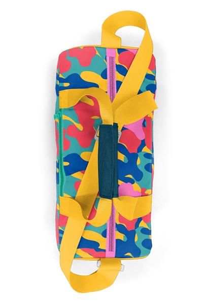Coral High 27549 Unisex Spor ve Seyahat Çantası - Renkli Kamuflaj Desenli