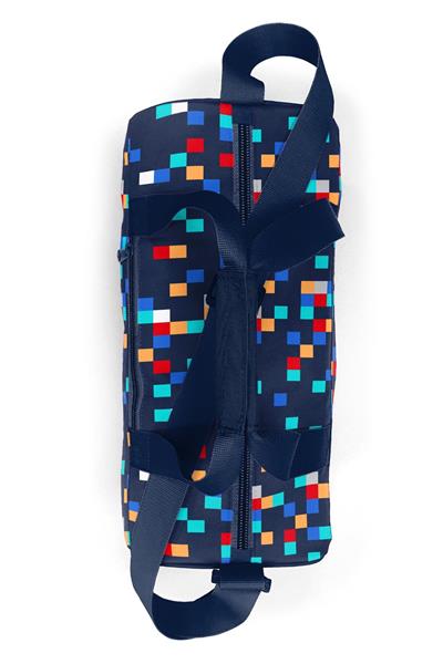 Coral High 27550 Erkek Çocuk Spor ve Seyahat Çantası - Lacivert Çok Renli Geometrik Desenler