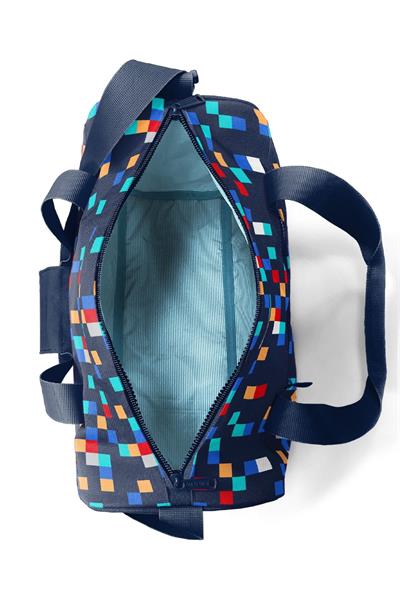 Coral High 27550 Erkek Çocuk Spor ve Seyahat Çantası - Lacivert Çok Renli Geometrik Desenler