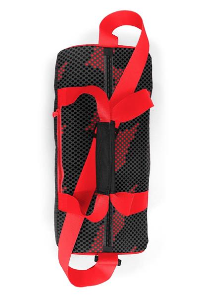 Coral High 27555 Erkek Çocuk Spor ve Seyahat Çantası - Siyah Kırmızı Nokta Desenli