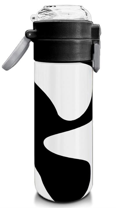 Coral High 500 ml Paslanmaz Çelik Okul Termosu/Suluk/Matara - Erkek Çocuk - Siyah Beyaz Desenli  - Sızdırma Yapmaz 31887