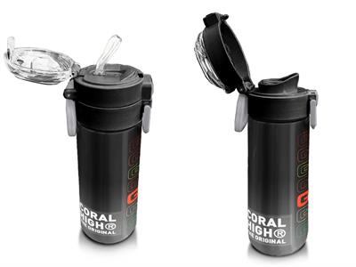 Coral High 500 ml Paslanmaz Çelik Okul Termosu/Suluk/Matara - Erkek Çocuk - Siyah Gri Gamer Desenli - Sızdırma Yapmaz 31853