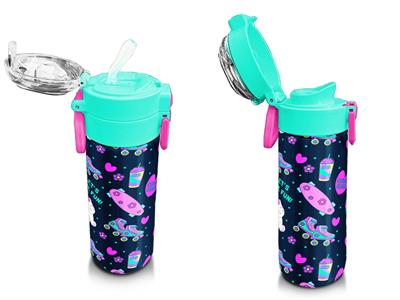 Coral High Çelik Matara Termos/Suluk 31984 - 500ml, Erkek Çocuk - Siyah Mavi Gamer