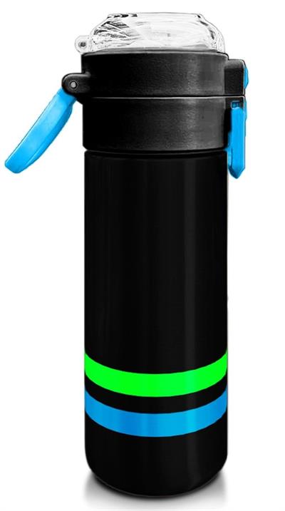 Coral High 500 ml Paslanmaz Çelik Okul Termosu/Suluk/Matara - Erkek Çocuk - Siyah 31929 - Sızdırma Yapmaz 31929