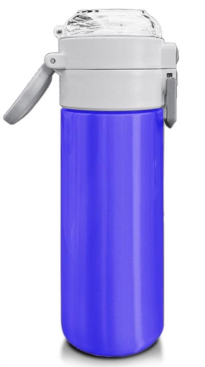 Coral High 500 ml Pipetli ve Direkt İçim Çelik Termos/Matara - Erkek Çocuk -  Açık Mor 31830