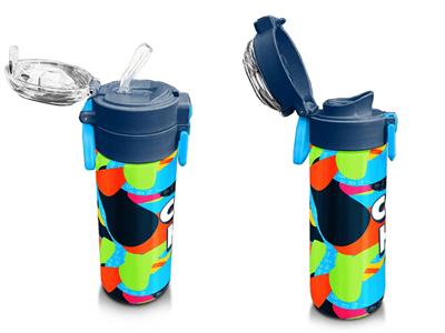 Coral High Çelik Matara Termos/Suluk 31993 - 500ml, Erkek Çocuk - Grafiti Desenli