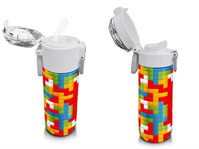 Coral High Çelik Matara Termos/Suluk 31991 - 500ml, Erkek Çocuk - Blok Desenli