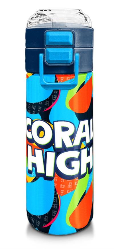 Coral High Çelik Matara Termos/Suluk 31993 - 500ml, Erkek Çocuk - Grafiti Desenli