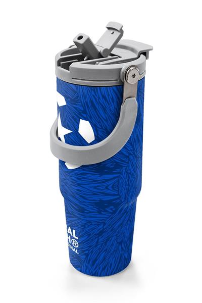 Coral High 900 ml Erkek Çocuk Lacivert Mavi Futbol Desenli Çelik Termos /Matara - 38721