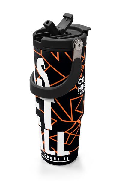 Coral High 900 ml Erkek Çocuk Siyah Basketbol Baskılı Çelik Termos /Matara - 38743