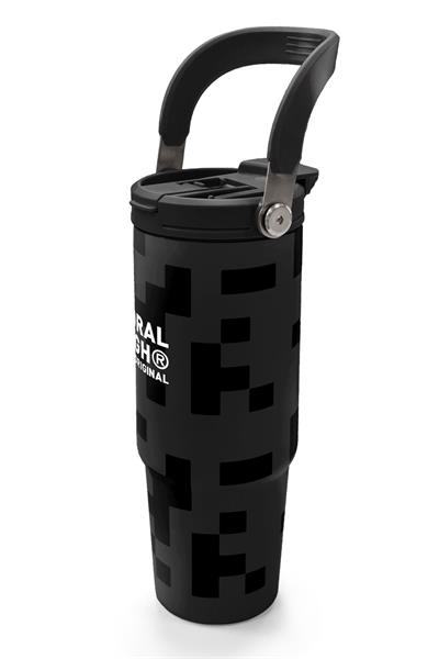 Coral High 900 ml Erkek Çocuk Siyah Blok Desenli Çelik Termos /Matara - 38720
