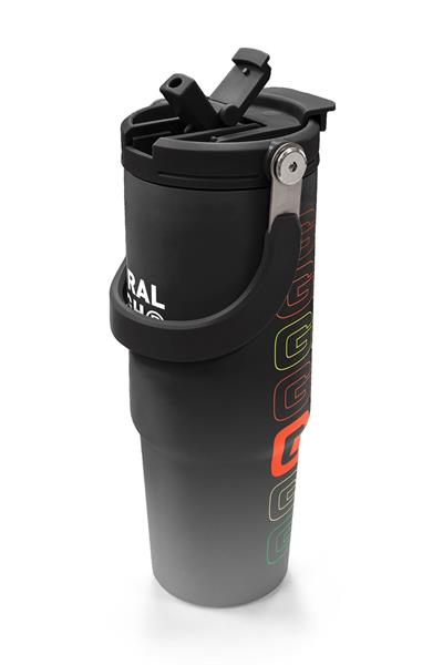 Coral High 900 ml Erkek Çocuk Siyah Gri Gamer Desenli Çelik Termos /Matara - 38744