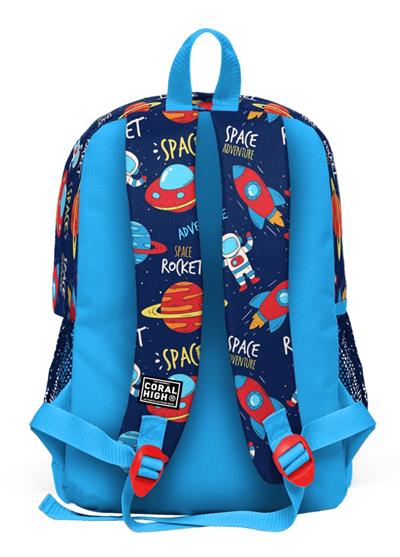 Coral High Astronot ve Uzay Baskılı İlkokul ve Günlük Sırt Çantası