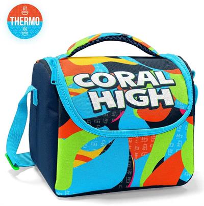 Coral High Beslenme Çantası 11793, Erkek Çocuk, Lacivert Mavi Grafiti, Isı Yalıtımlı 11793