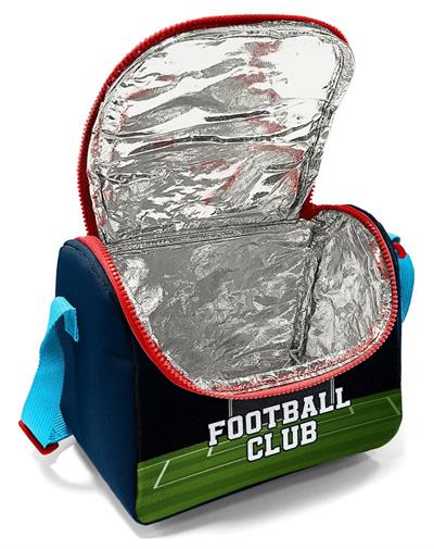 Coral High Beslenme Çantası 11795, Erkek Çocuk, Lacivert Yeşil Futbol, Isı Yalıtımlı 11795