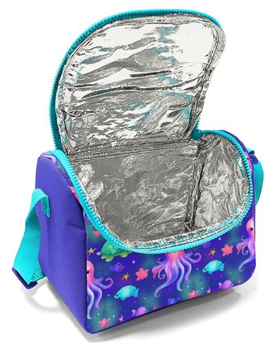 Coral High Beslenme Çantası 12783, Kız Çocuk, Lavanta Turkuaz Deniz Anası, Isı Yalıtımlı 12783