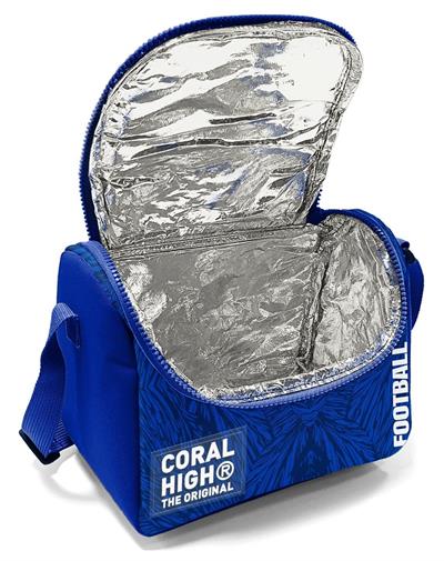 Coral High Beslenme Çantası 22797, Erkek Çocuk, Lacivert Mavi Futbol, Isı Yalıtımlı 22797