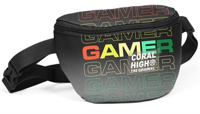 Coral High Beşli İlkokul/Ortaokul Çanta Seti - Siyah Gri Gamer - Erkek Çocuk