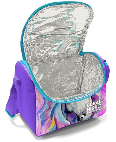 Coral High Dört Bölmeli Ortaokul Çantası ve Beslenme Çantası Seti - Unicorn - Kız Çocuk